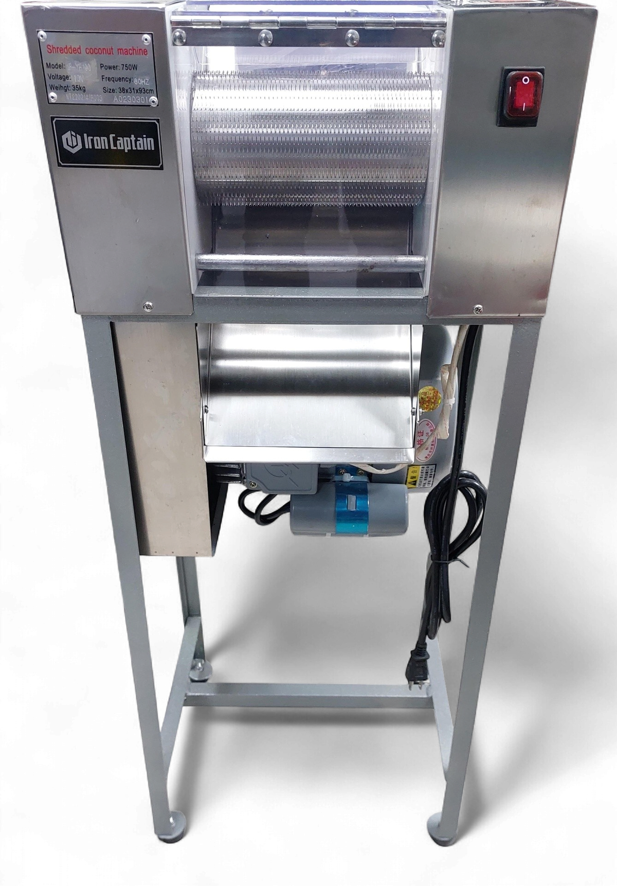 Coconut Shredder Machine IR-RY190 110V 60HZ