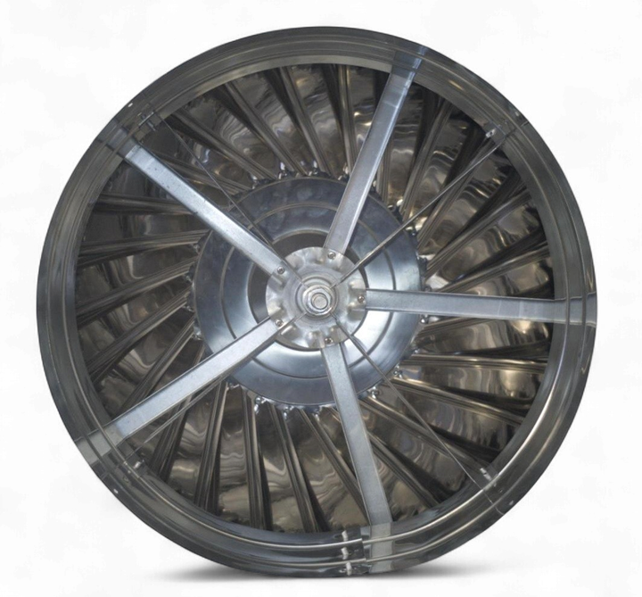 Fan 15" Roof Extractor Stainless Steel Wind