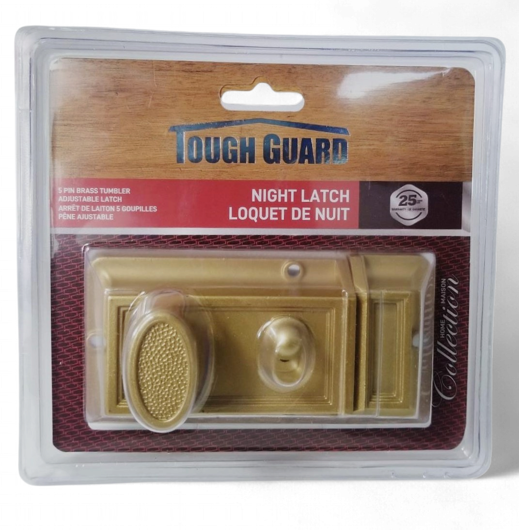 TOUGH GUARD Lock Night Latch Gold Toolway 100698
