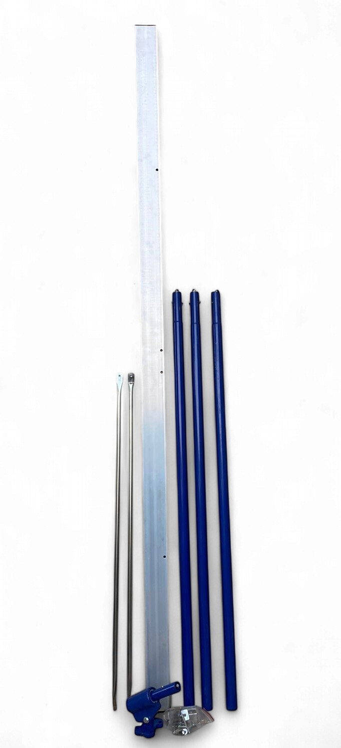 Float Bull 117" with Handles Square End 2" Concrete Aluminum Bull Float