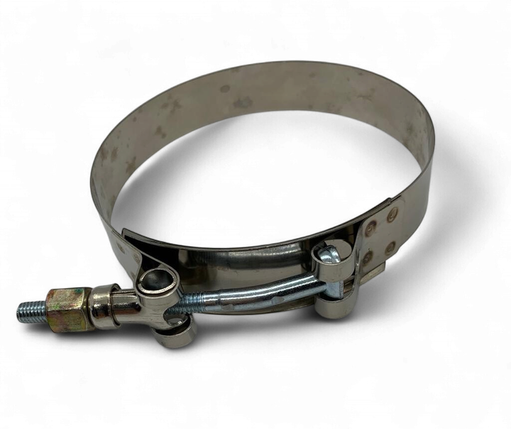 Hose Clip 4" Heavy Duty Mining with Adjustable Bolt