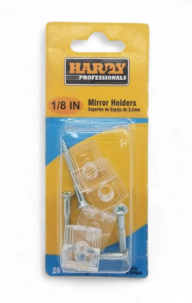 HARDY Mirror Clip Corner 4PCS Set Plastic
