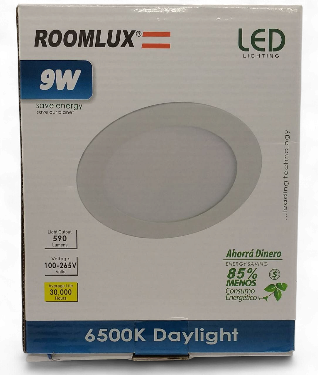 ROOMLUX Light LED Panel 9W B29705 Round 6500K