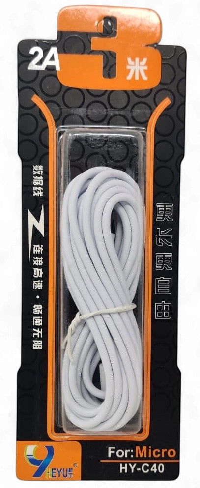 HEYU Cable USB HY-C40 3M 2A Micro 3.0