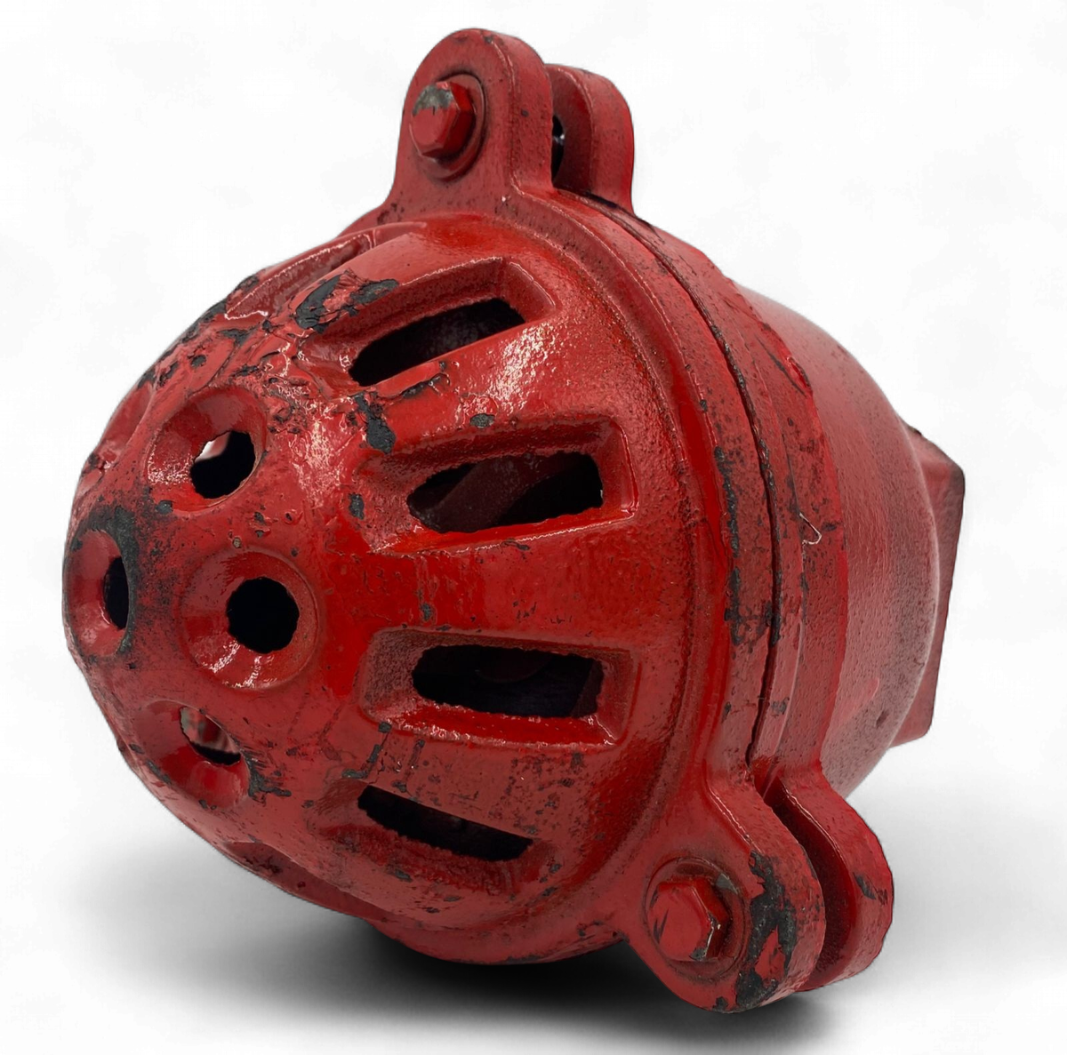 Water Pump Foot Valve 3" Metal Red Strainer Heavy Duty