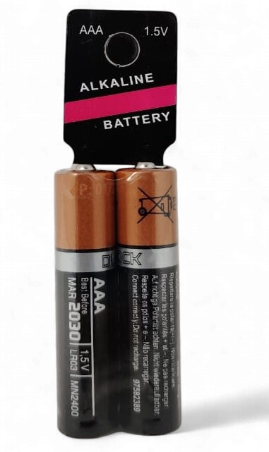 DURACELL Battery Size Aaa Alkaline 2PCS Pack