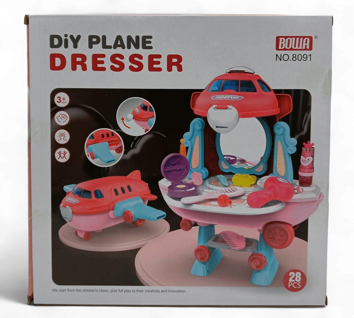GENERIC Toy Plane Diy Dresser Bowa 8091