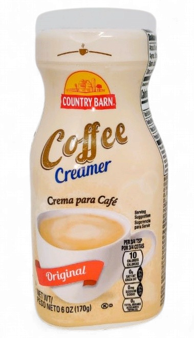 COUNTRY BARN Coffee Creamer Original 6OZ 170G
