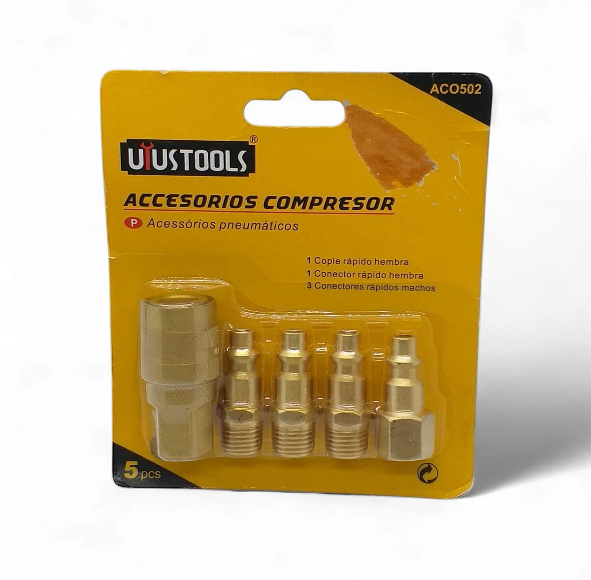 USTOOLS Air Accessory Set 5PCS Brass AC0502