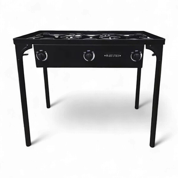 LOTUS Stove 3 Burner EX03 Cast Iron Outdoor