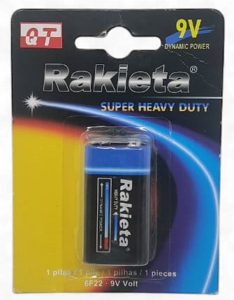 RAKIETA Battery 9V Heavy Duty