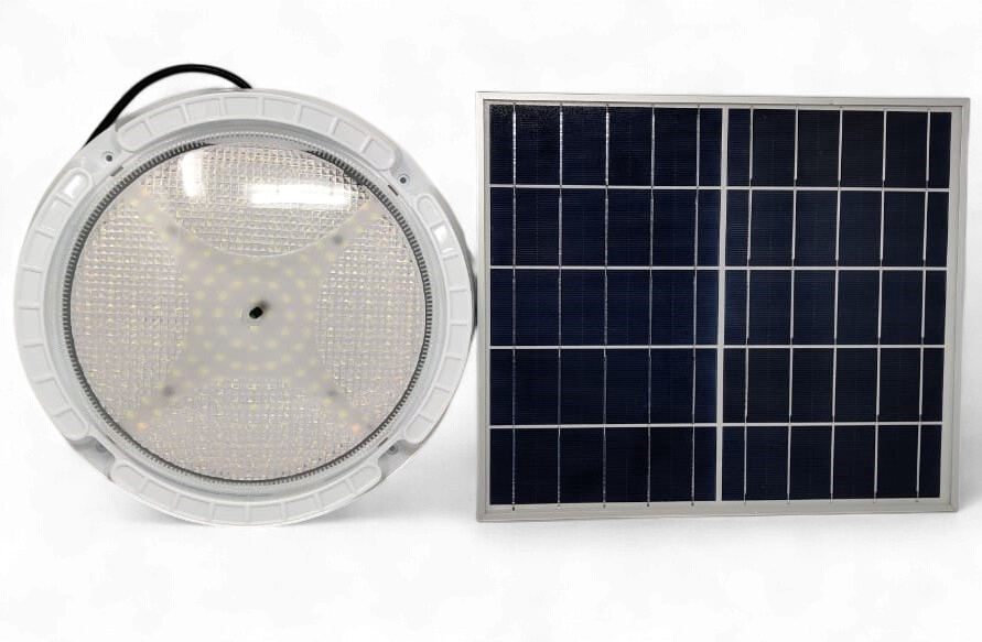 JFNV Solar Lamp LED Ceiling 24W with 1-PANEL and 1-CEILING Fixture