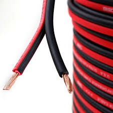 AUDIO PIPE Speaker Wire 12G Roll Cable 12-50 Blk Black and Red Sold Per Roll of 50FT