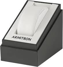 ARMITRON Watch Function Dial Leather Strap 5483BKSVWM