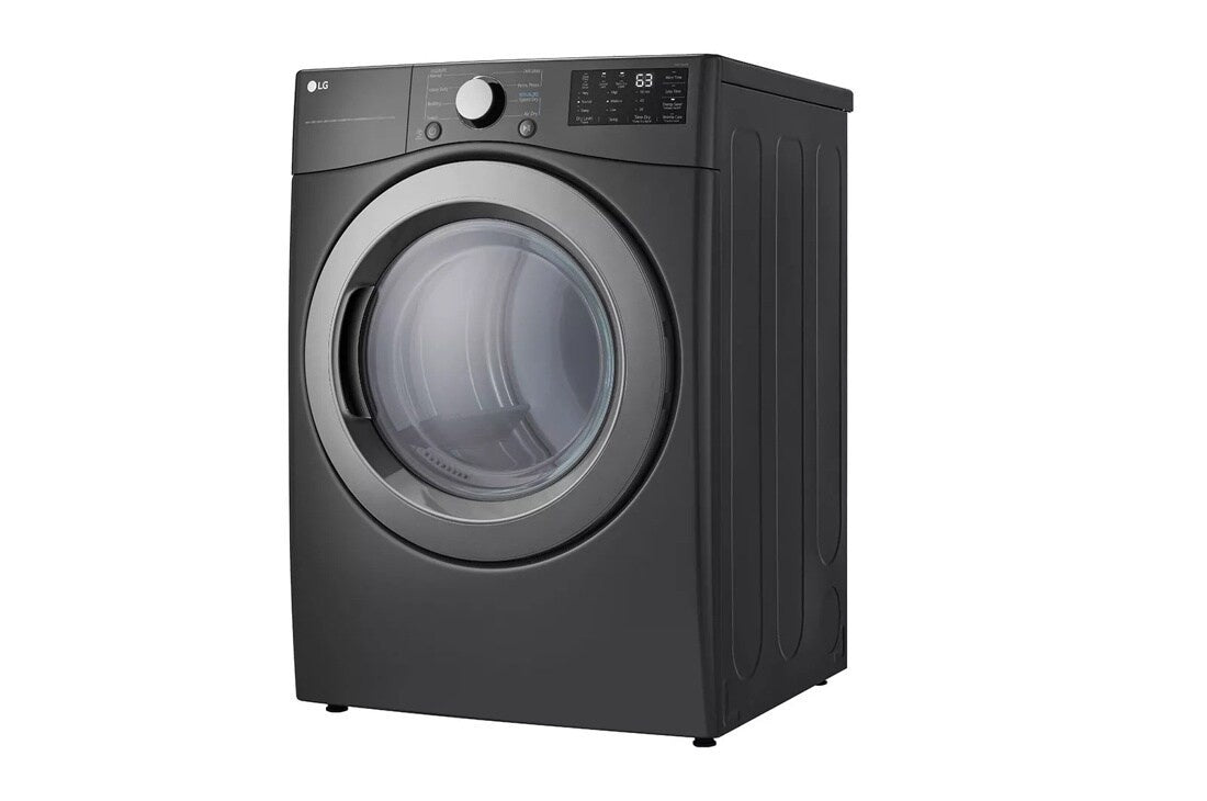 LG Dryer DLE3470M Electric Middle Black 7.4CF