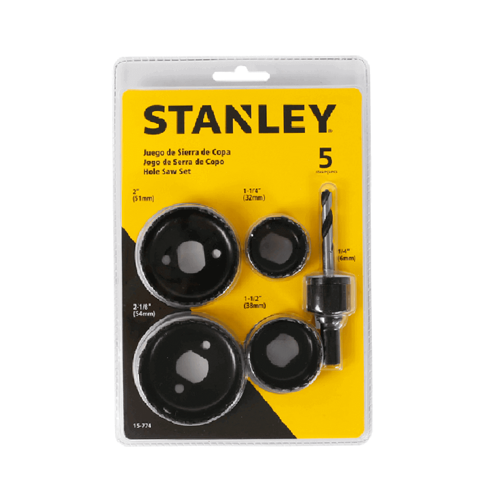 STANLEY Saw Hole Cutter 2" 5PCS Set 15-774