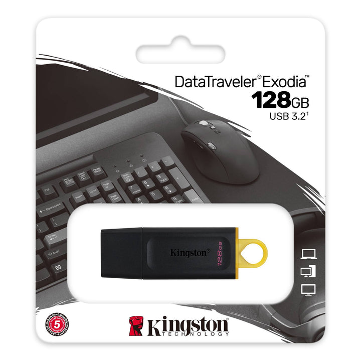 KINGSTON Computer Flash Drive 128GB USB Datatraveler Exodia DTX/128GB USB 3.2
