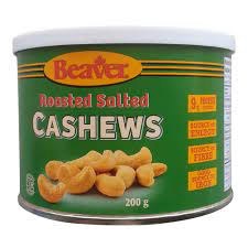 BEAVER Cashews Roasted Salted 200G