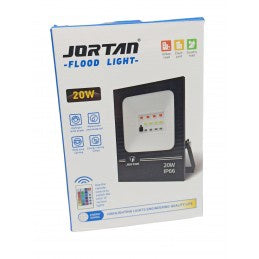 JORTAN Lamp LED Flood 20W JGTGD-TP20W-RGB Color IP66 85-265V 50/60HZ