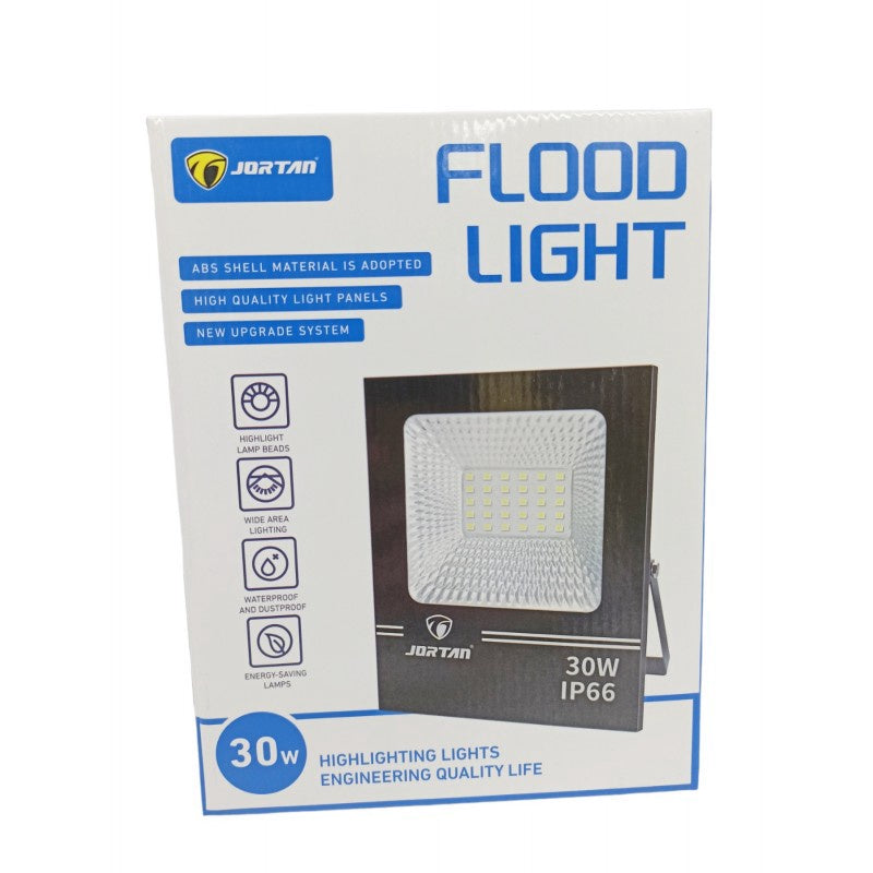 JORTAN Lamp LED Flood 30W JGTGD-TP30W W IP66 85-265V 50/60HZ 6500K