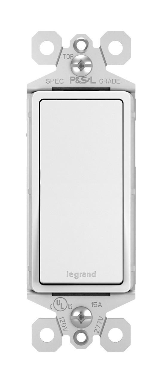 LEGRAND Switch Decora Single Pole 15A TM870W White