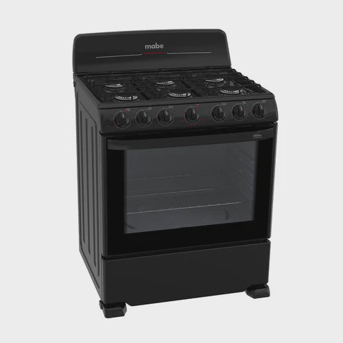 MABE Stove 6 Burner 30" EM7620BAPN EM7620N Black