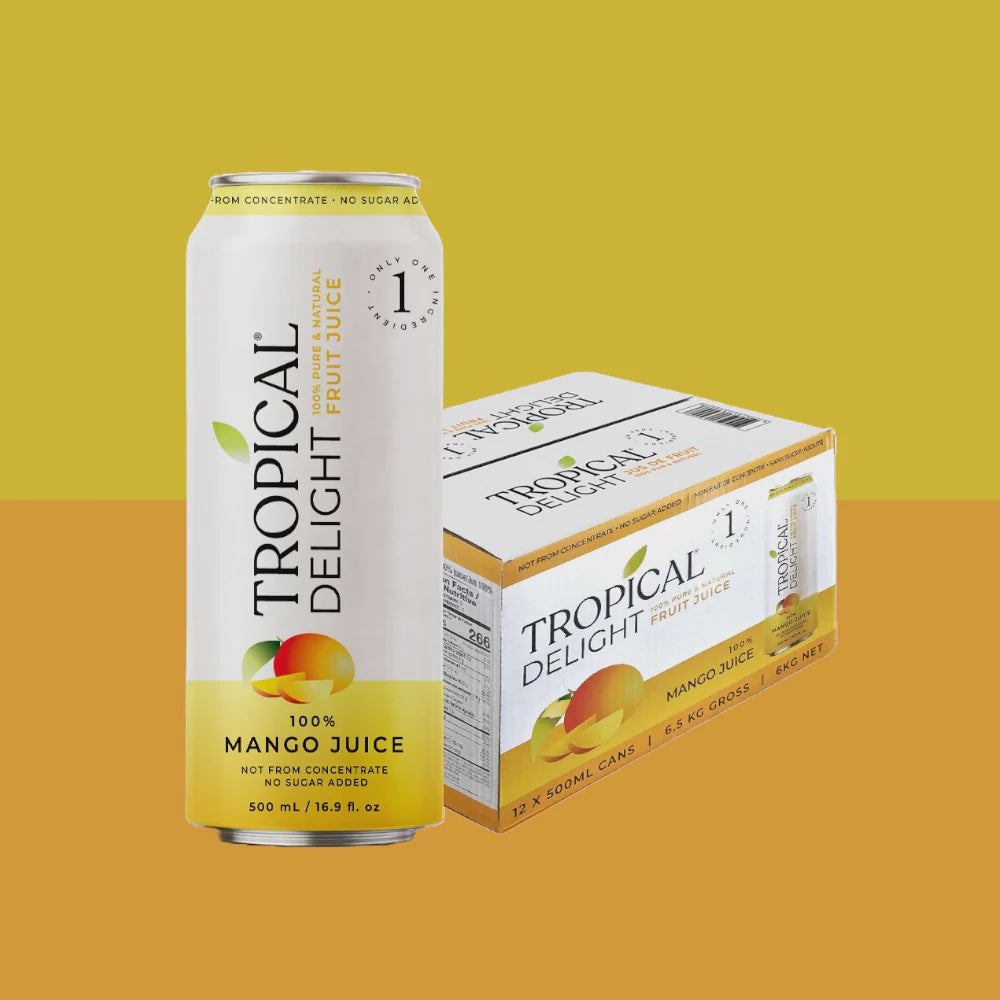 TROPICAL DELIGHT Mango Fruit Juice 500ML 16.9FL OZ