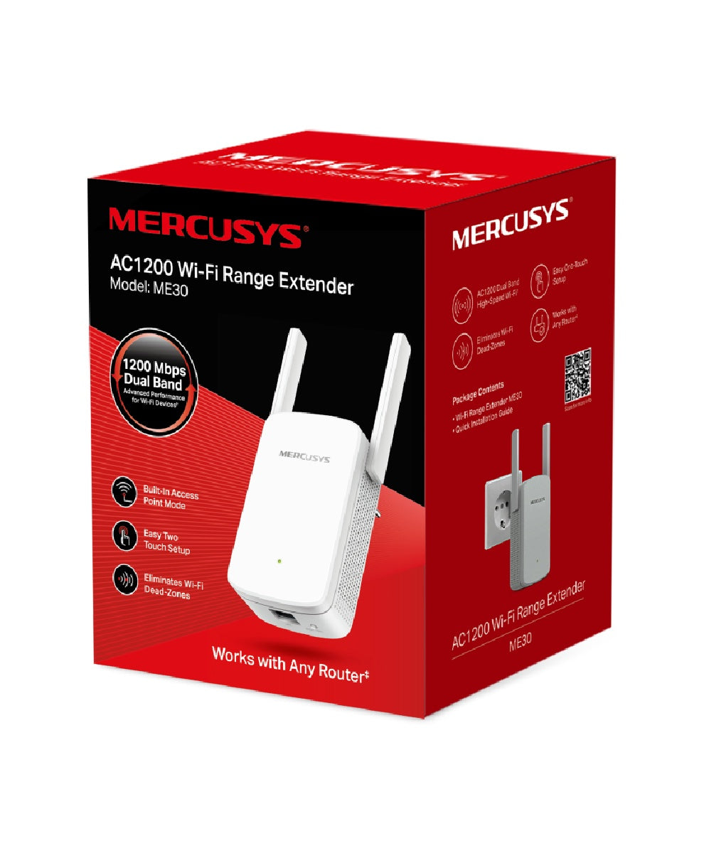 MERCUSYS Computer WIFI Range Extender ME30 AC1200