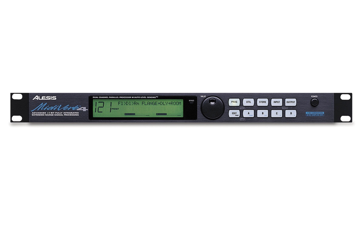 ALESIS Reverb Midiverb 4 MD4 Dual Ch Proces