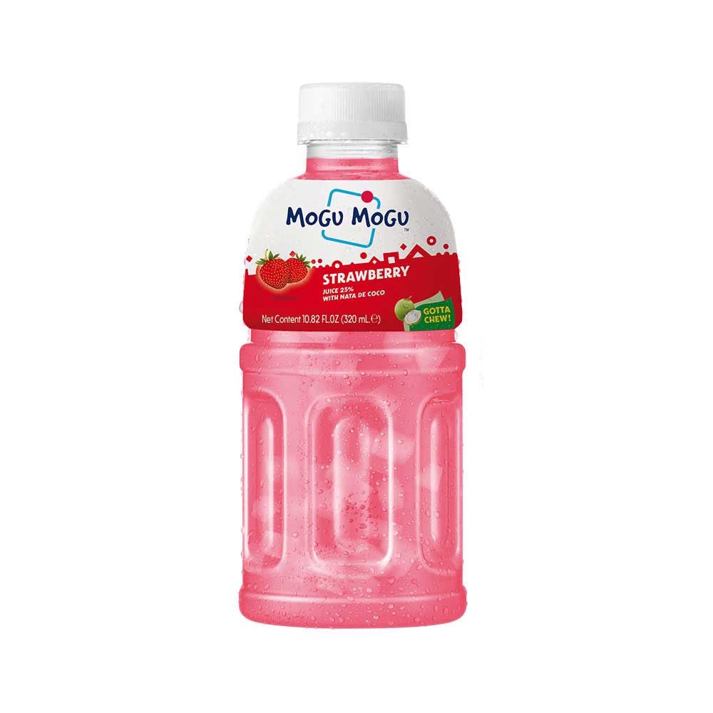 Mogu Mogu Strawberry Flavored Drink 10.82FL OZ 320ML