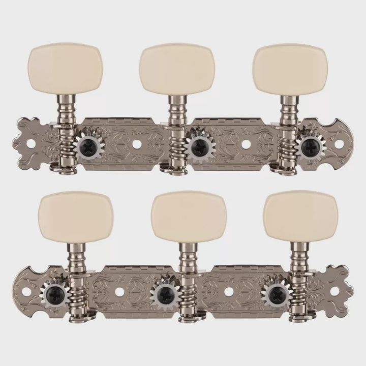 ALICE Guitar Head AOD-017A-W Nickel Plated 3 Per Side