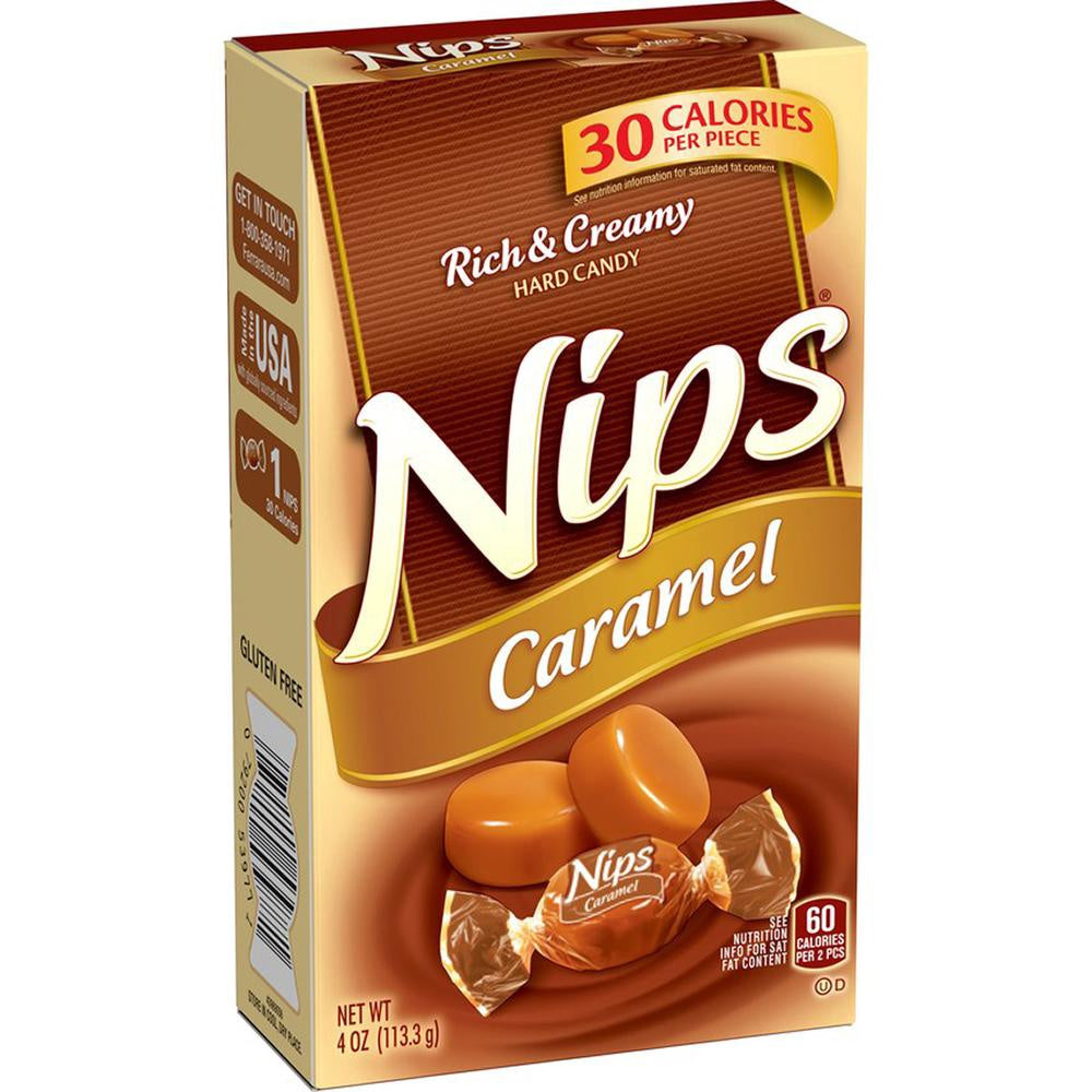 NIPS Caramel Rich & Creamy Hard Candy 4OZ 113.3G