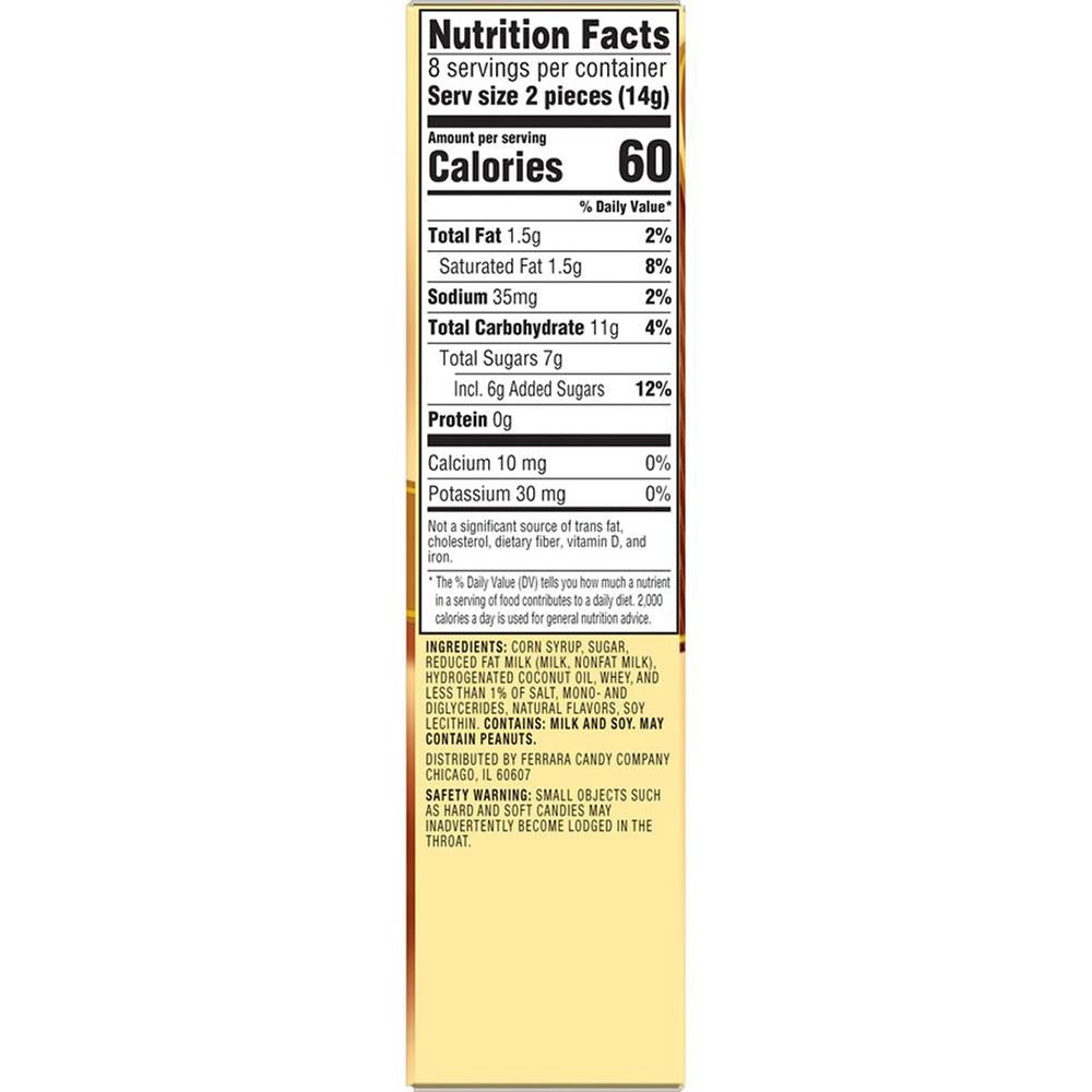 NIPS Caramel Rich & Creamy Hard Candy 4OZ 113.3G