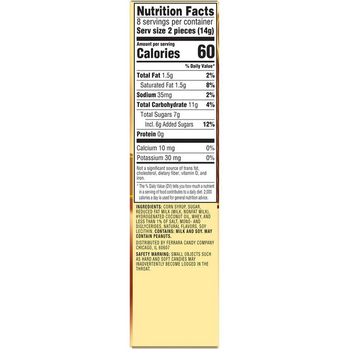 NIPS Caramel Rich & Creamy Hard Candy 4OZ 113.3G