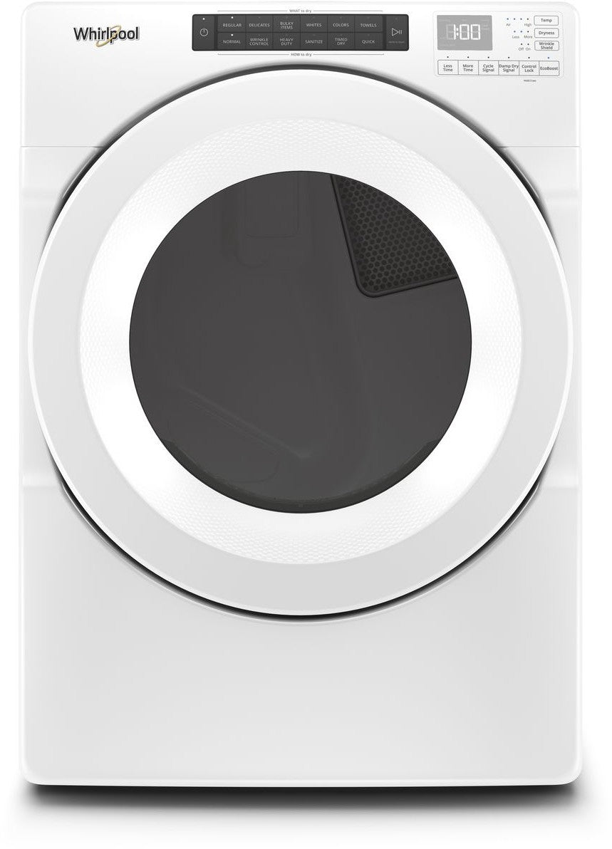 WHIRLPOOL Dryer WED5620HW 7.4CF Electric English Panel 1Y