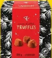PRESIDENT CHOICE Pc Cocoa Dusted Truffles Belgium 200G