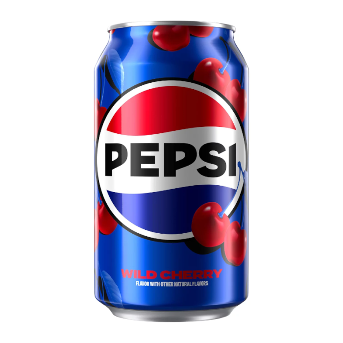 PEPSI Wild Cherry Carbonated Beverage 12FL 355ML