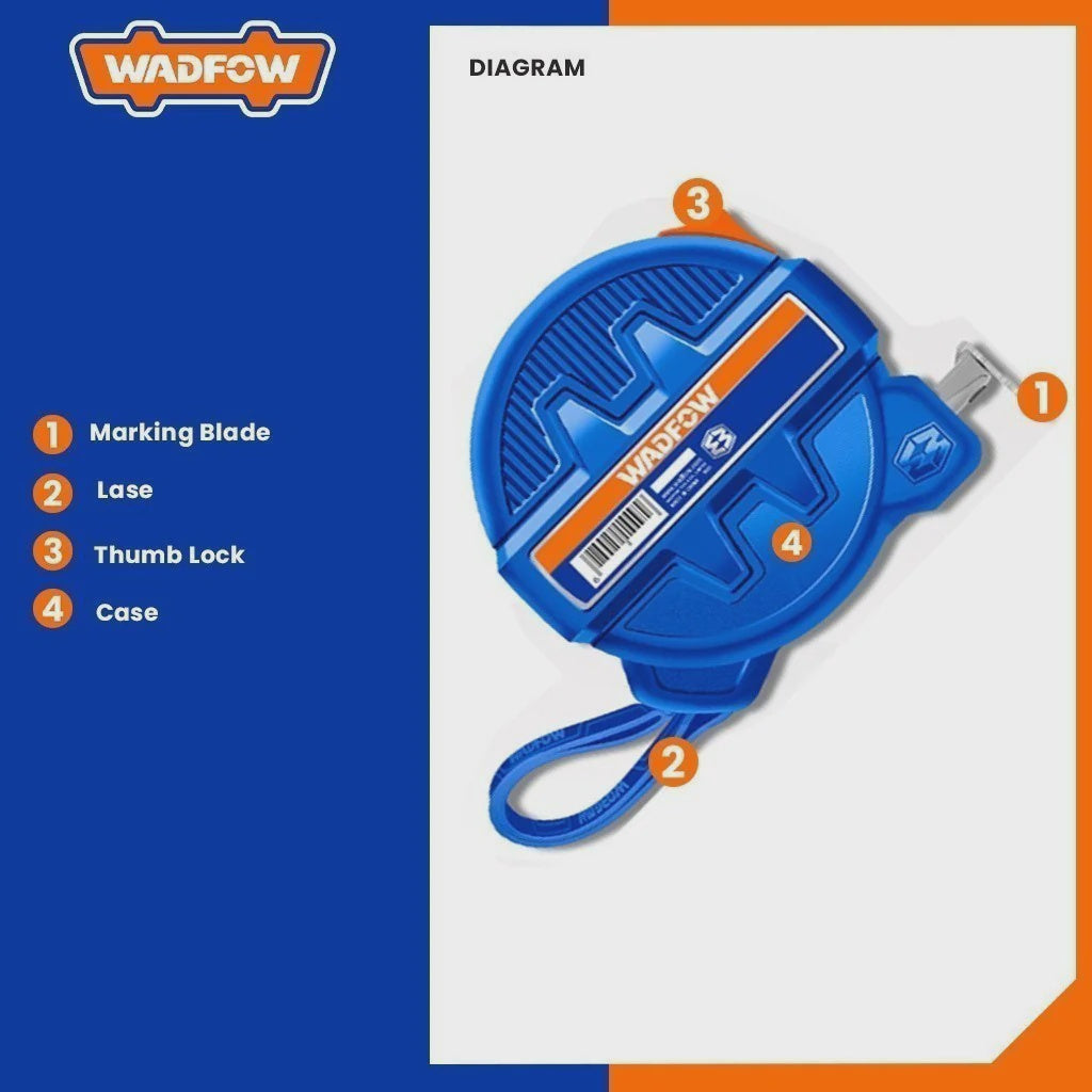 WADFOW Measuring Tape 5M X 19MM WMT4320