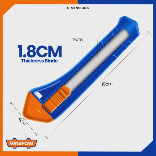 WADFOW Knife Utility WSK2918 18 X 100MM SNAP-OFF
