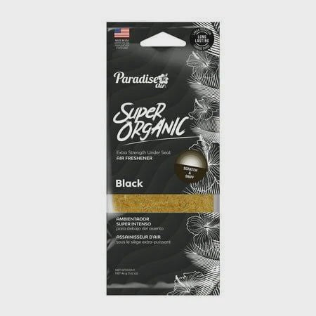 Car Air Freshener Paradise Air Super Organic Black SO-003 Black