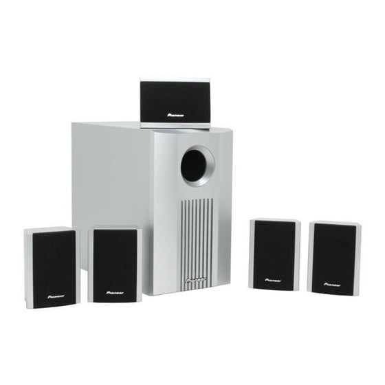 PIONEER Speaker S-FCRW240LS Home Theater