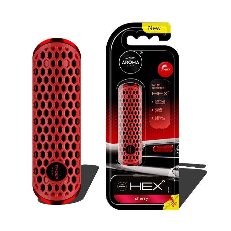 AROMA Car Air Freshener Hex Cherry Polymer