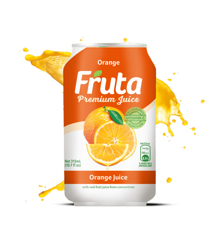 FRUTA Premium Juice Orange Can 10.7FL OZ 315ML