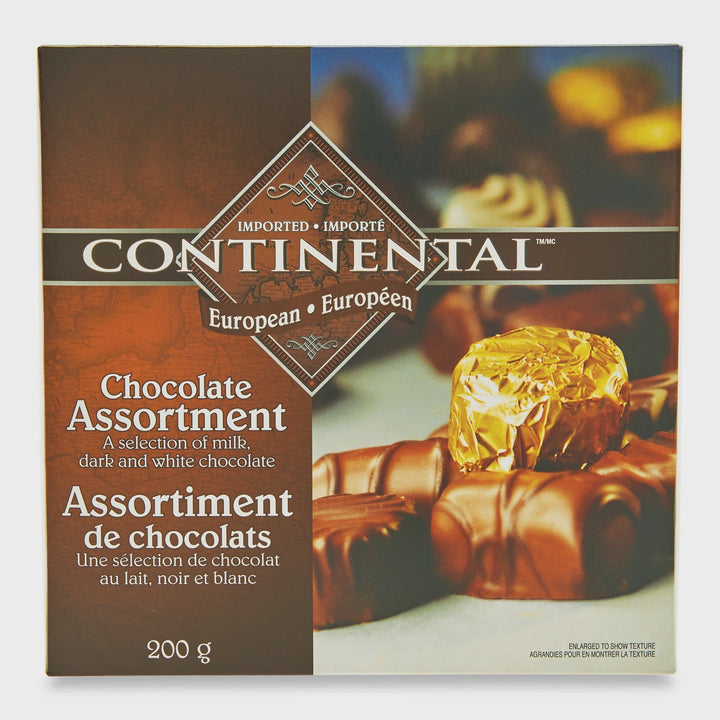 Continental Imported European Assortment Chocolate Milk Dark and