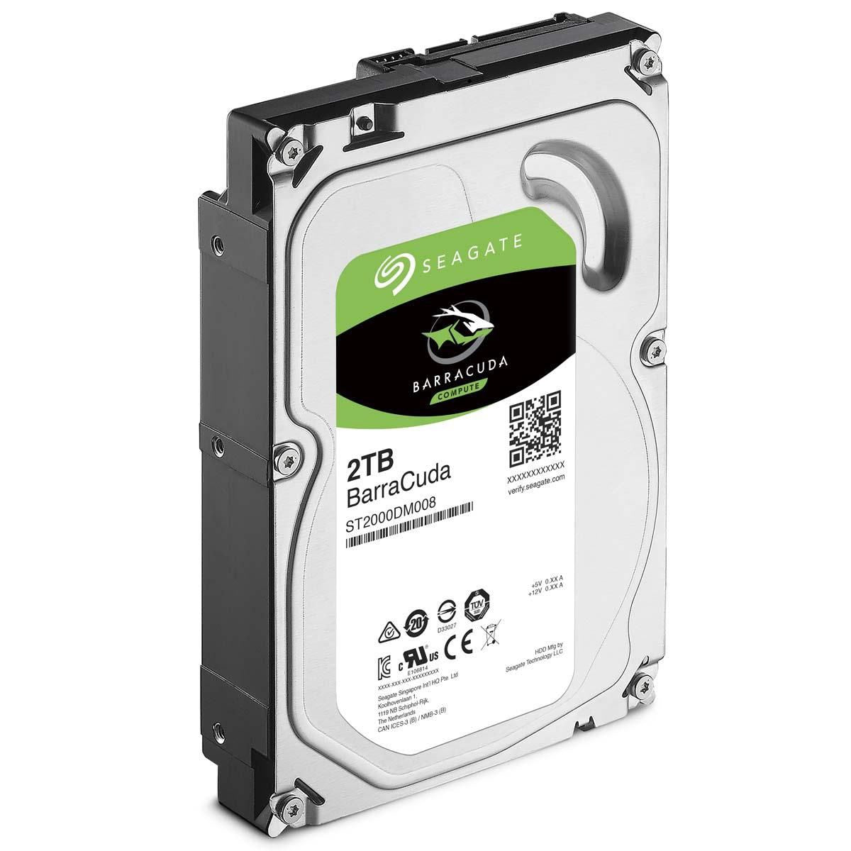 SEAGATE Computer Hard Drive Sata 2TB Barracuda ST2000DM008