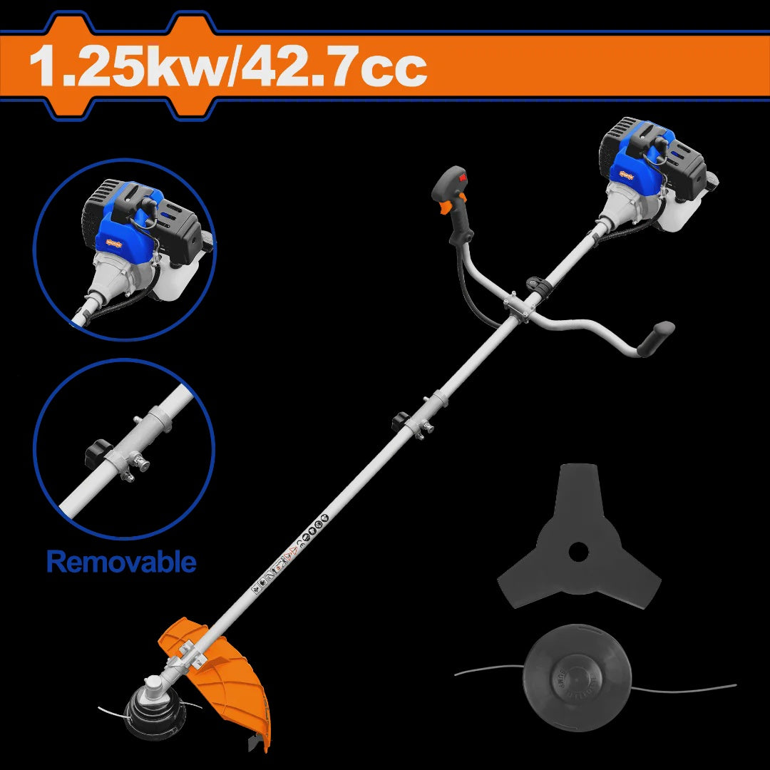 WADFOW Grass Trimmer Brush Cutter WGM2543 Gas 42.7CC