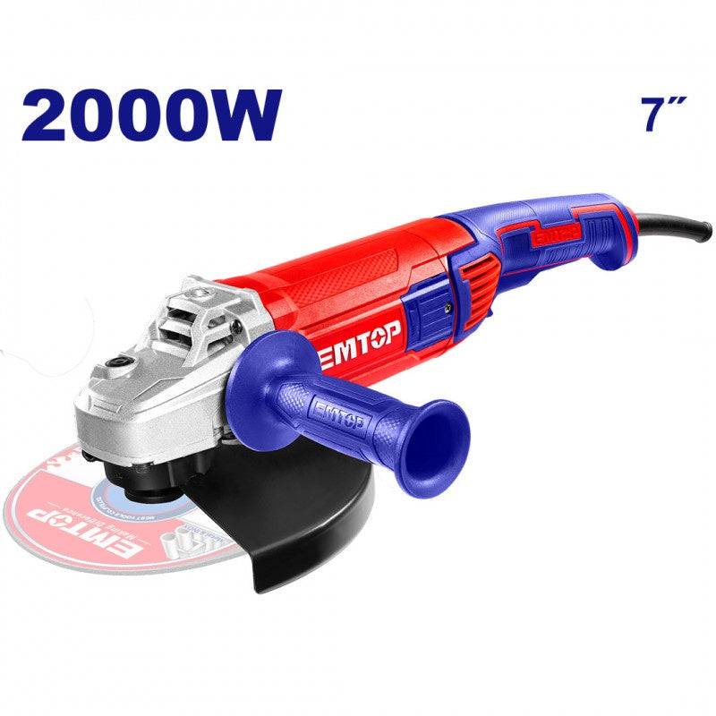 EMTOP Angle Grinder 7" ULAGR20073 2000W
