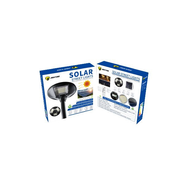 JORTAN Lamp LED Solar Ufo 150W JT-TY-150W + Wall Pole Curve Street 3-WAY BUILT-IN Panel