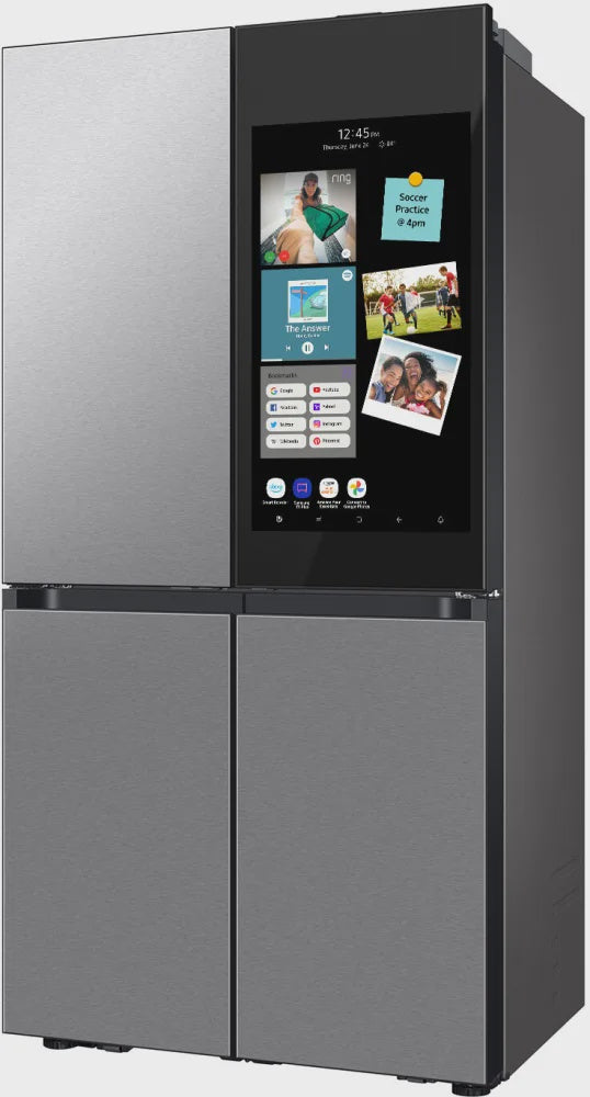 SAMSUNG Refrigerator RF23DB9900QD Bespoke 23CF 4-DOOR with Display Ai Family Hub