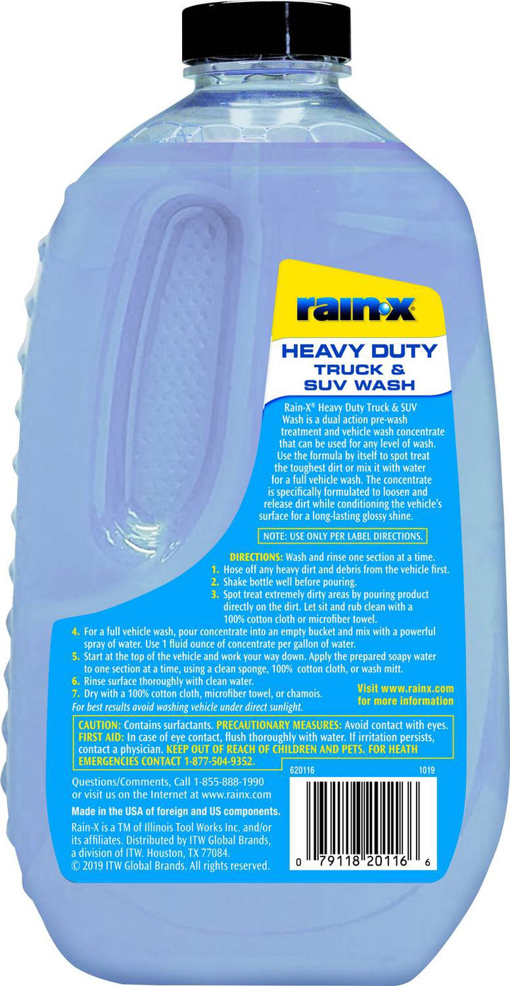 RAIN-X Heavy Duty Truck & Suv Wash 620116 1019 48FL OZ